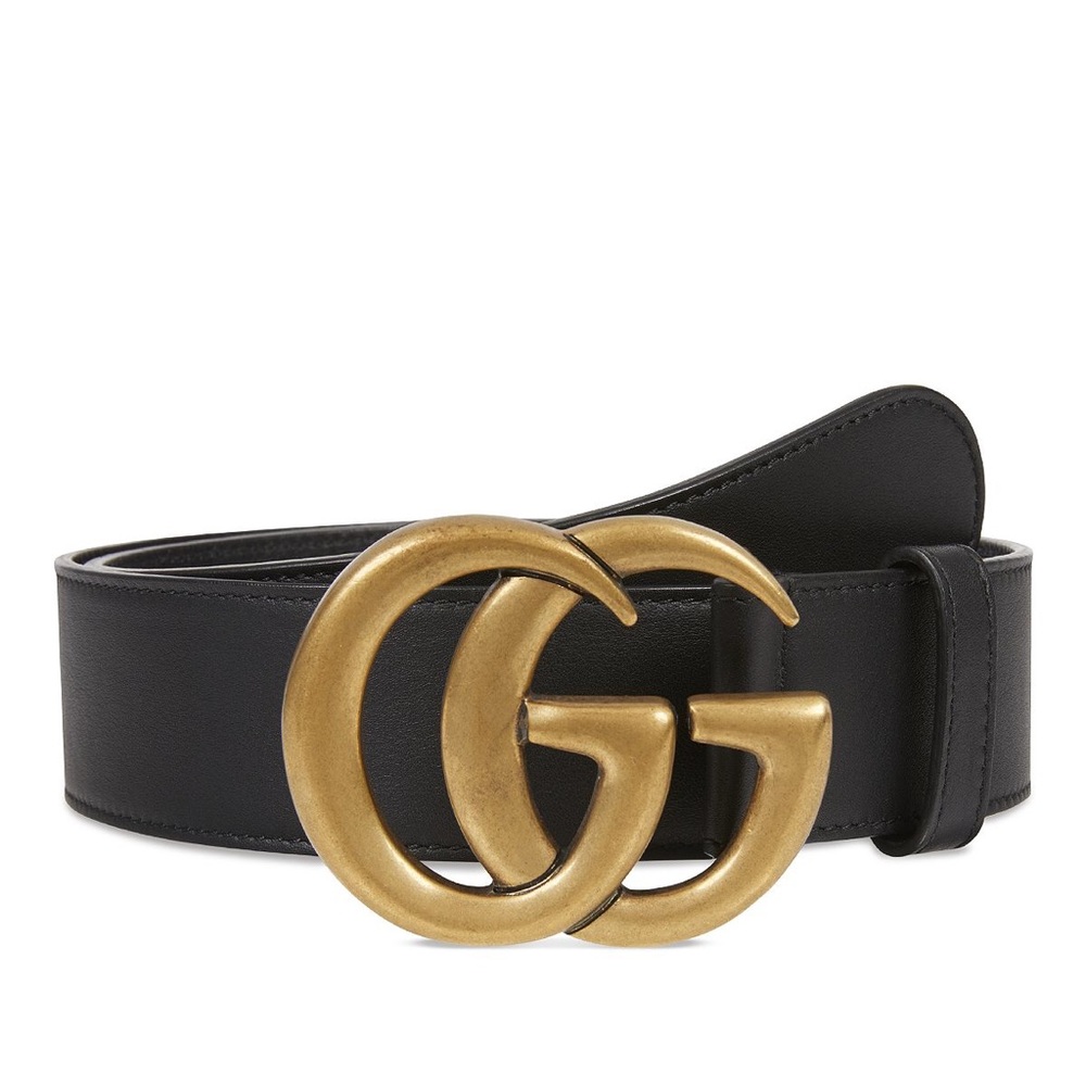 GUCCI BELT Black Leather